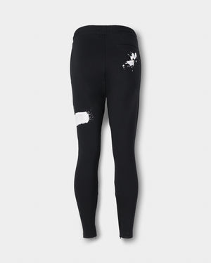 CRONOS PAINT STROKE SKINNY PANTS【BLACK】