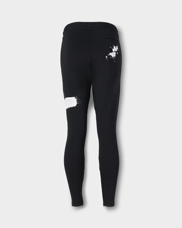 CRONOS PAINT STROKE SKINNY PANTS【BLACK】