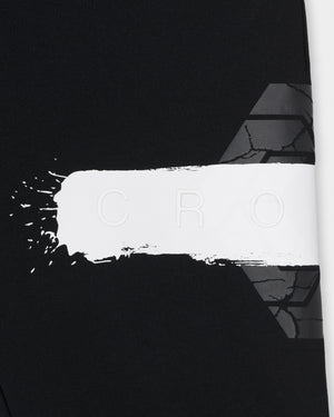 CRONOS PAINT STROKE SKINNY PANTS【BLACK】