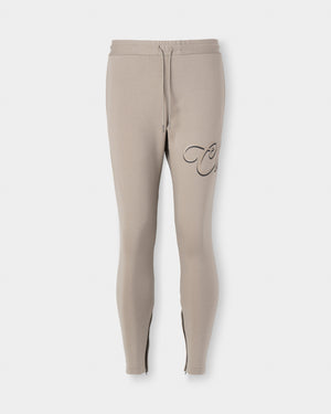 CRONOS HIGH TENSION SCRIPT SKINNY PANTS【GREIGE】