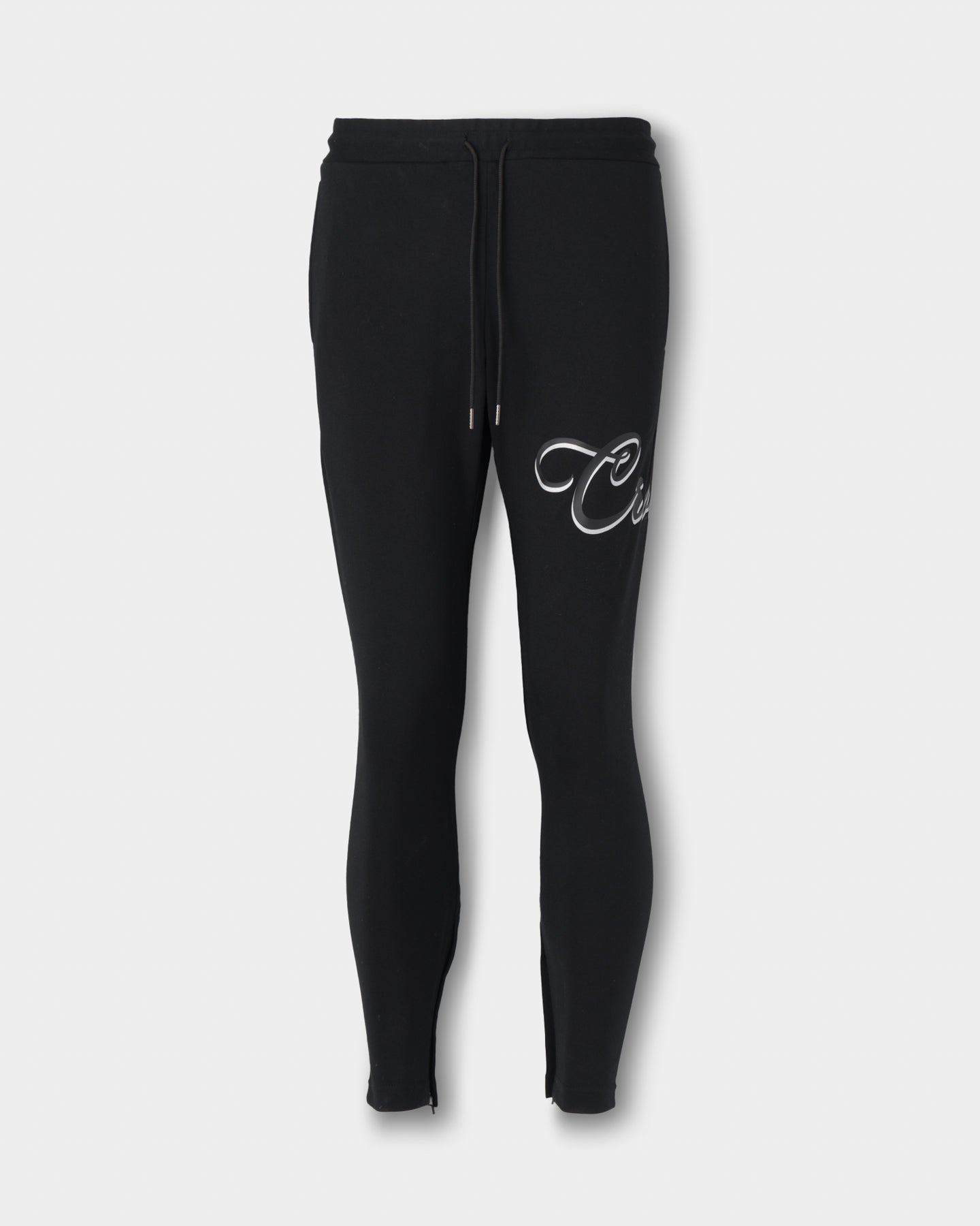 CRONOS HIGH TENSION SCRIPT SKINNY PANTS【BLACK】