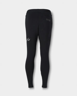 CRONOS HIGH TENSION SCRIPT SKINNY PANTS【BLACK】