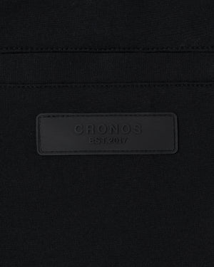 CRONOS HIGH TENSION SCRIPT SKINNY PANTS【BLACK】