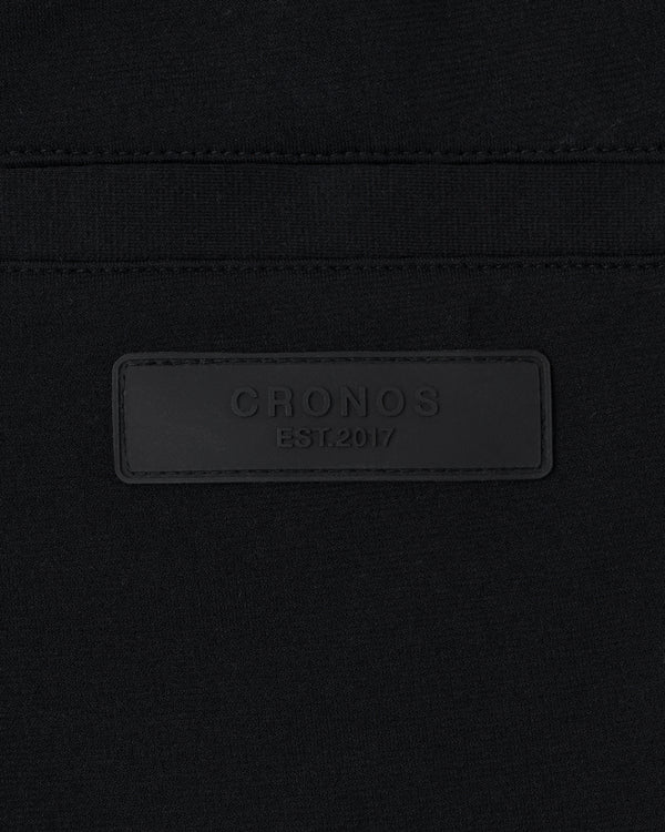 CRONOS HIGH TENSION SCRIPT SKINNY PANTS【BLACK】