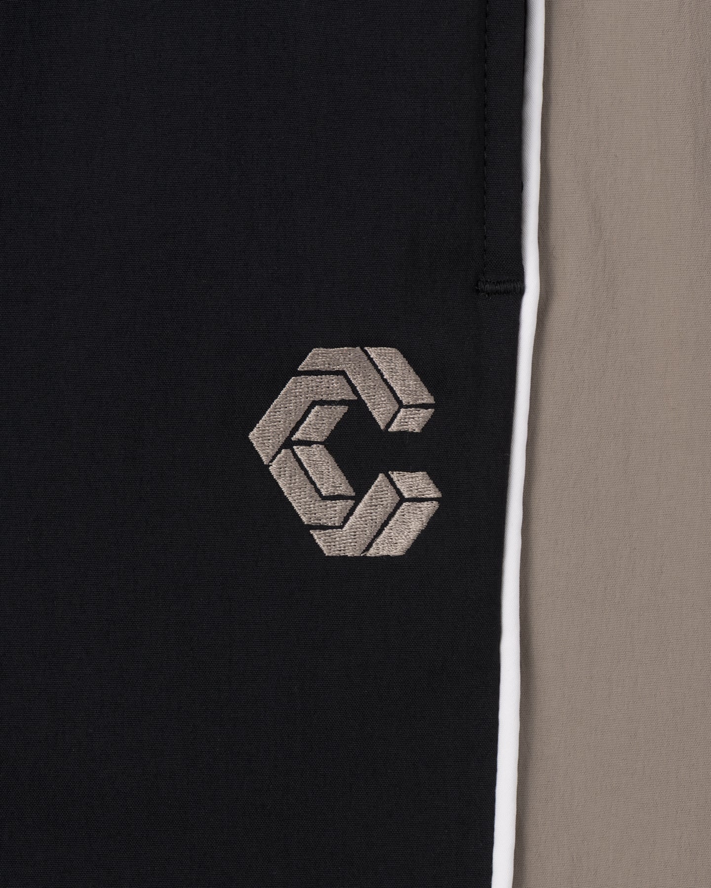 CRONOS VISION PIPING PANTS【BLACK×TAUPE】