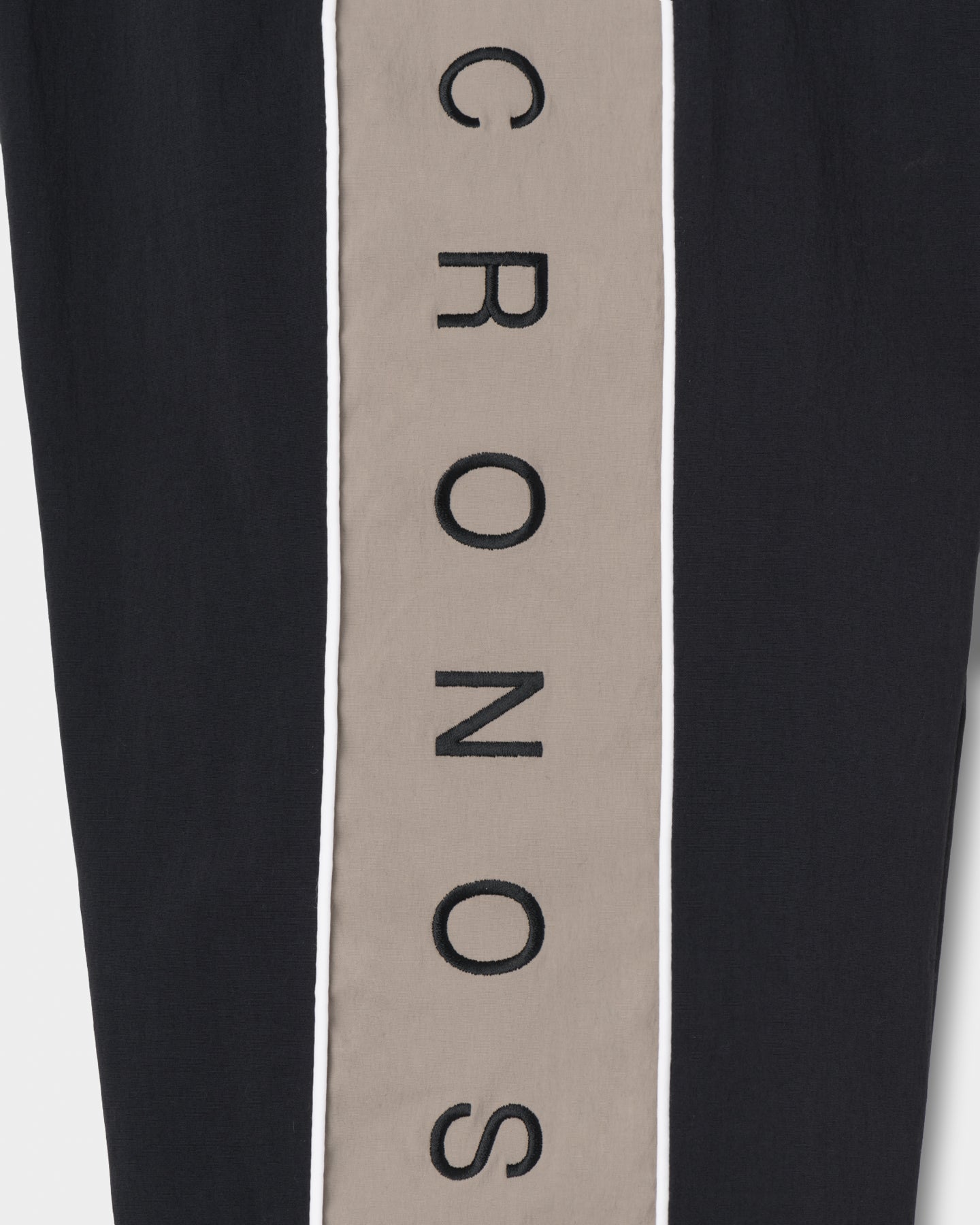 CRONOS VISION PIPING PANTS【BLACK×TAUPE】