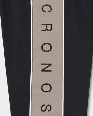 CRONOS VISION PIPING PANTS【BLACK×TAUPE】