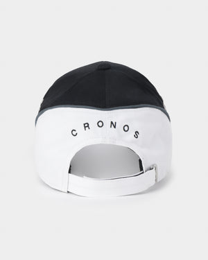 CRONOS BICOLOR PANEL BRIM CAP【BLACK×WHITE】