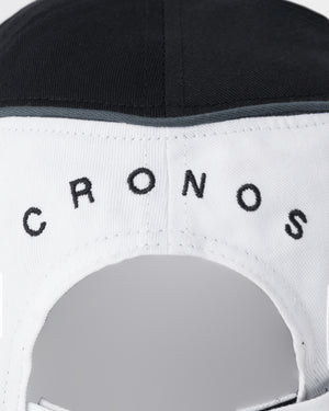 CRONOS BICOLOR PANEL BRIM CAP【BLACK×WHITE】