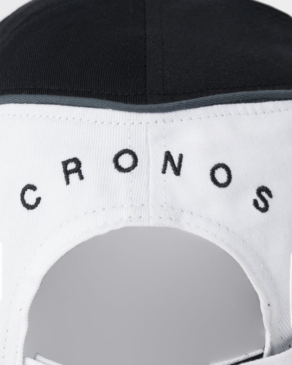 CRONOS BICOLOR PANEL BRIM CAP【BLACK×WHITE】