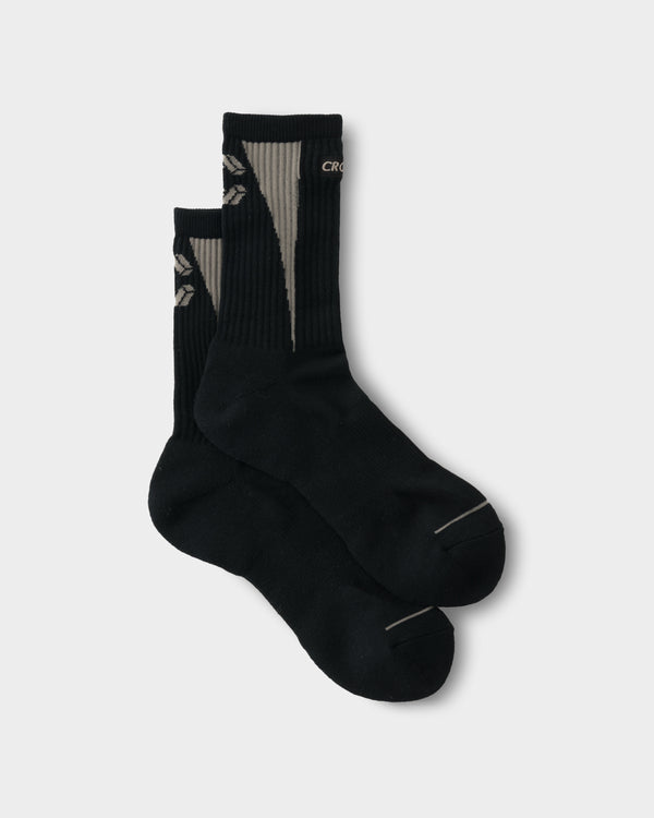 CRONOS MINI BOX LOGO SOCKS【GREIGE】