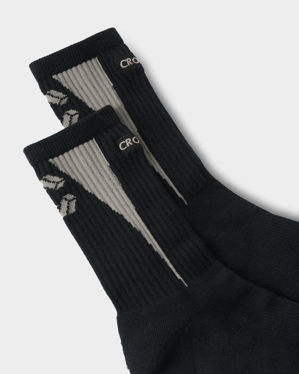 CRONOS MINI BOX LOGO SOCKS【GREIGE】
