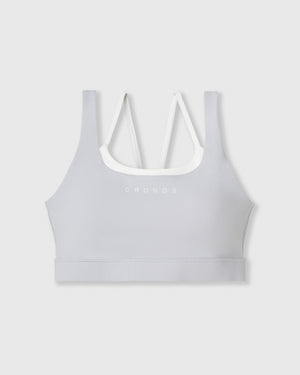 CRONOS WOMEN LAYERED BRA【GRAY】