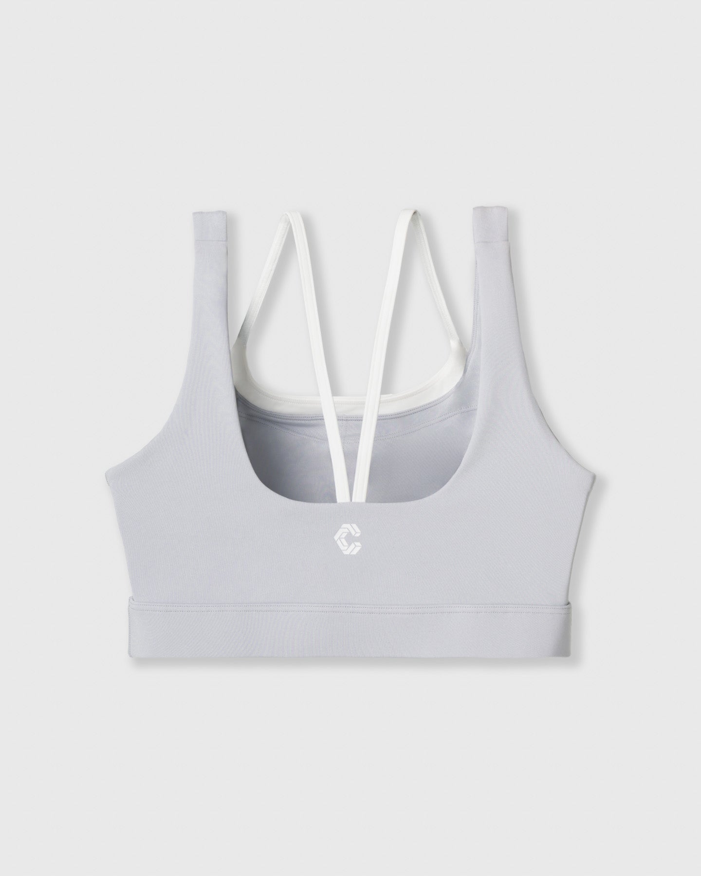 CRONOS WOMEN LAYERED BRA【GRAY】