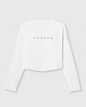 CRONOS WOMEN COMPACT LONG SLEEVE【WHITE】