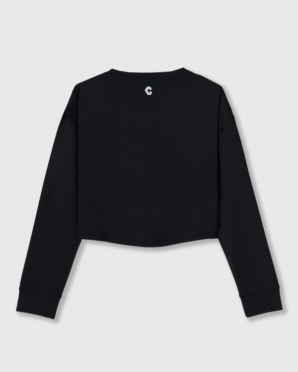 CRONOS WOMEN COMPACT LONG SLEEVE【BLACK】
