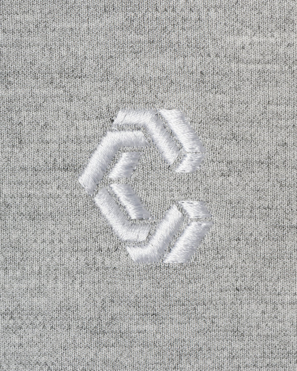 CRONOS WOMEN LIGHT MESH ZIP HOODIE【GRAY】