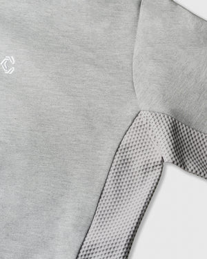 CRONOS WOMEN LIGHT MESH ZIP HOODIE【GRAY】