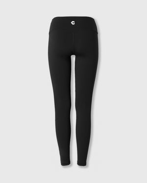 CRONOS WOMEN CLEAN FIT LEGGINGS【BLACK×WHITE】