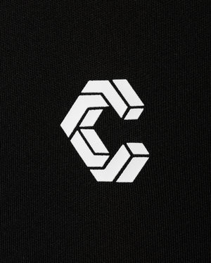 CRONOS WOMEN CLEAN FIT LEGGINGS【BLACK×WHITE】