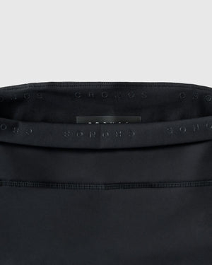 CRONOS WOMEN CLEAN FIT LEGGINGS【BLACK×BLUE】