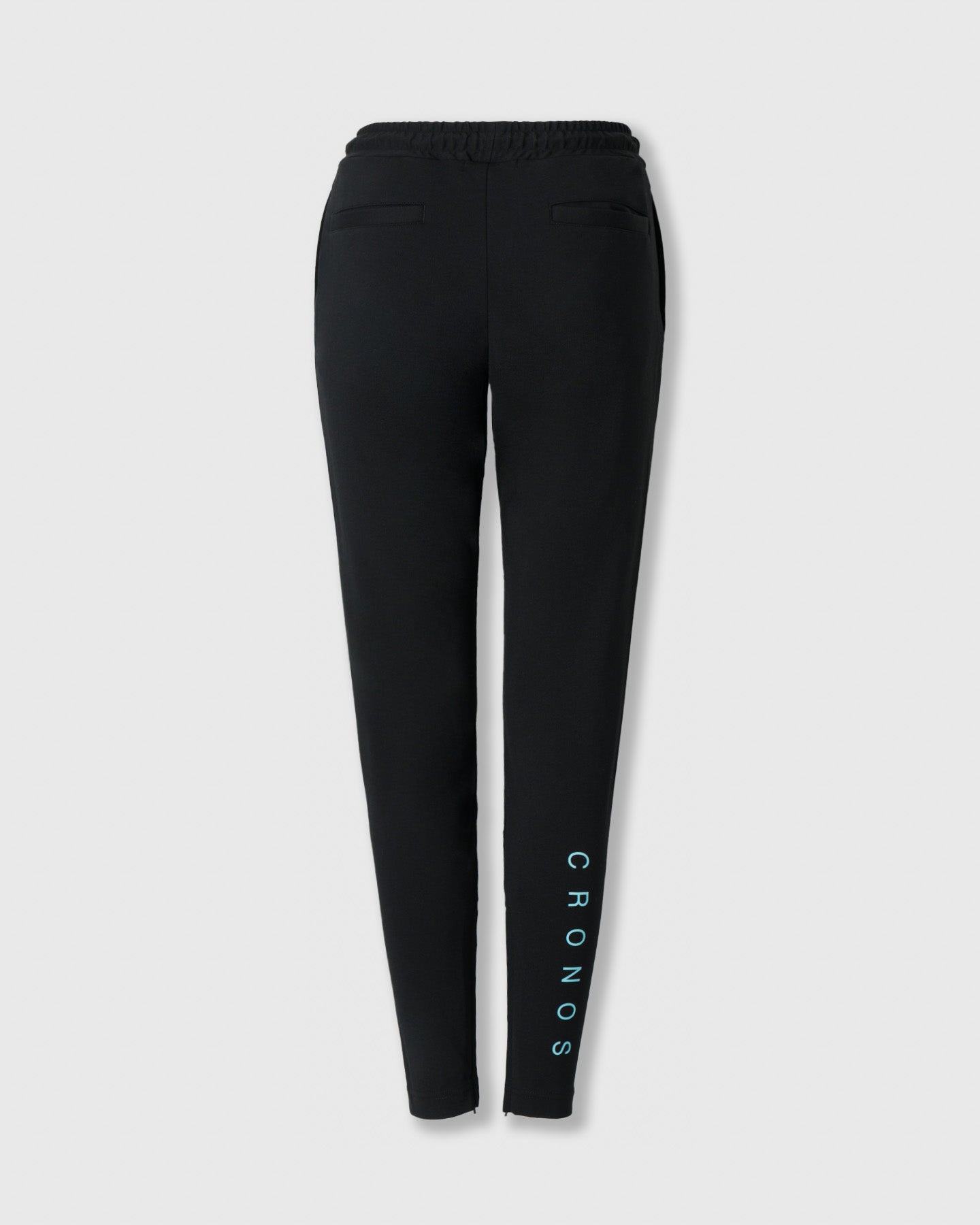 CRONOS WOMEN HIGH-STRETCH SKINNY PANTS【BLACK×BLUE】