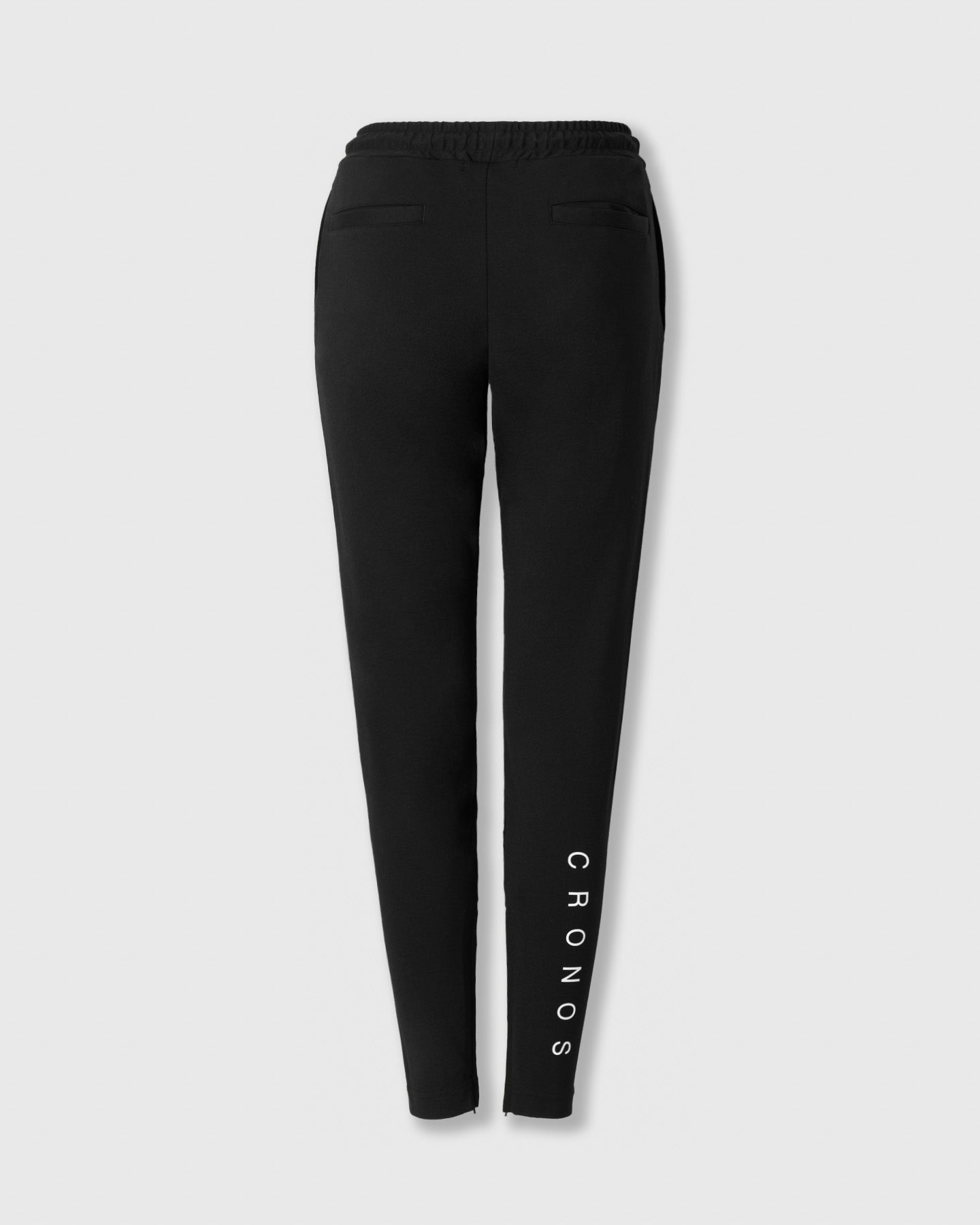 CRONOS WOMEN HIGH-STRETCH SKINNY PANTS【BLACK】