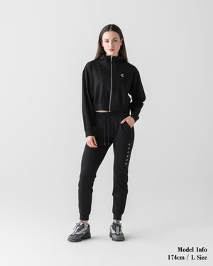 CRONOS WOMEN LIGHT MESH PANTS【BLACK】