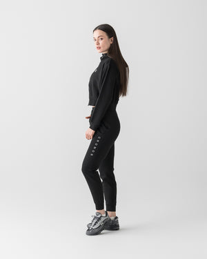 CRONOS WOMEN LIGHT MESH PANTS【BLACK】