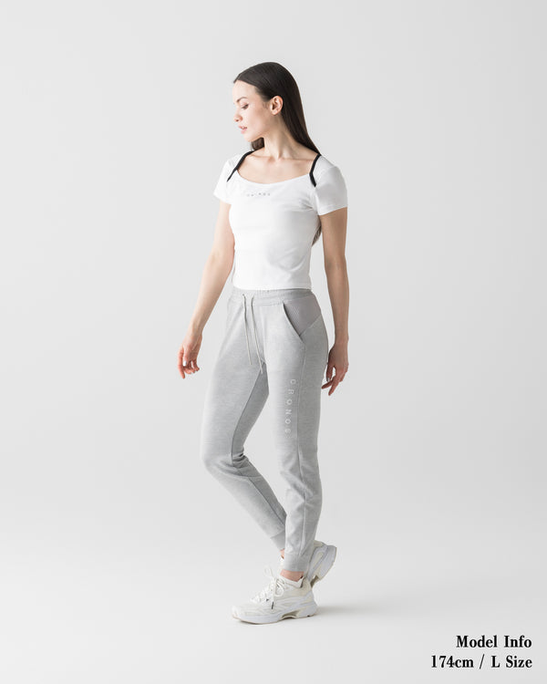 CRONOS WOMEN LIGHT MESH PANTS【GRAY】
