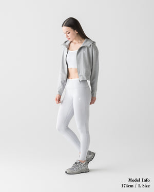 CRONOS WOMEN LIGHT MESH ZIP HOODIE【GRAY】
