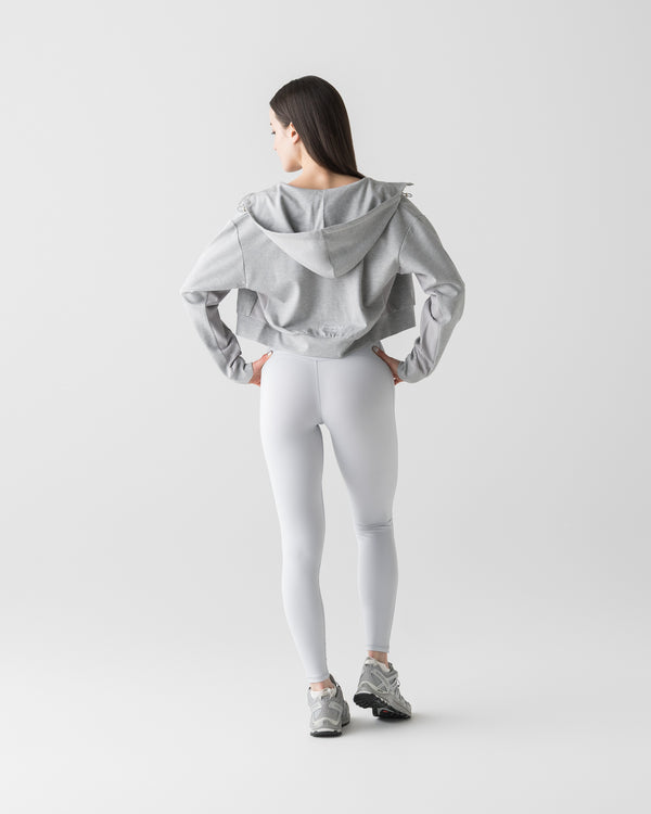 CRONOS WOMEN LAYERED LEGGINGS【GRAY】