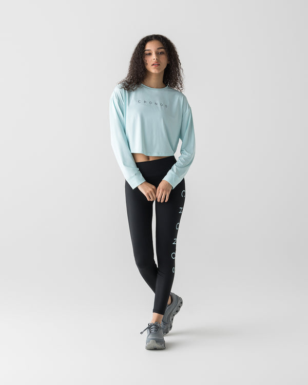 CRONOS WOMEN COMPACT LONG SLEEVE【BLUE】