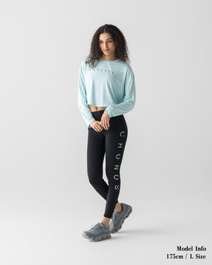 CRONOS WOMEN COMPACT LONG SLEEVE【BLUE】