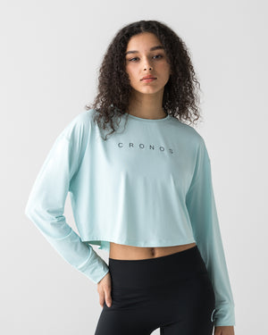 CRONOS WOMEN COMPACT LONG SLEEVE【BLUE】