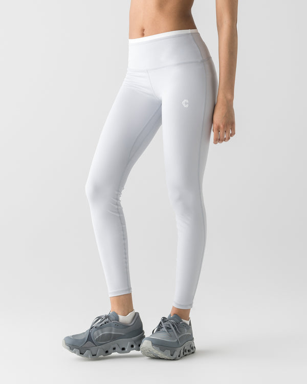 CRONOS WOMEN LAYERED LEGGINGS【GRAY】