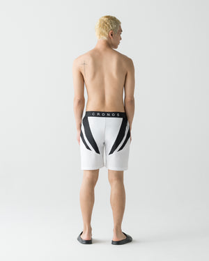 CRONOS QUICK DRY COMPETITION SHORTS【WHITE】