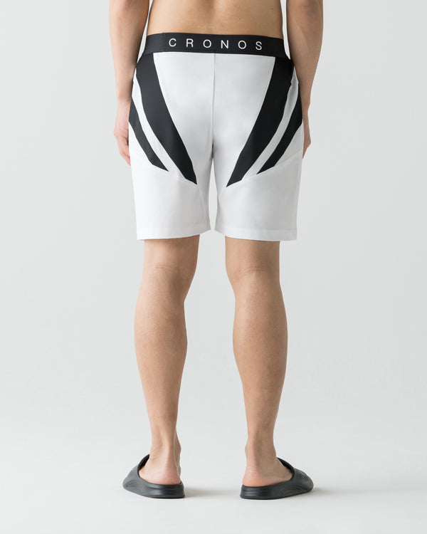 CRONOS QUICK DRY COMPETITION SHORTS【WHITE】