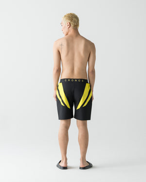 CRONOS QUICK DRY COMPETITION SHORTS【BLACK×YELLOW】