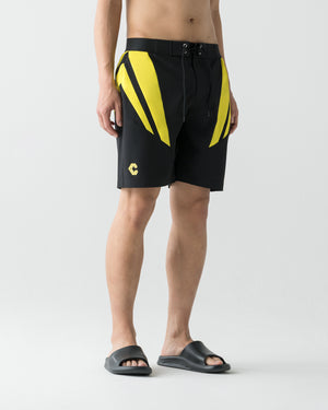 CRONOS QUICK DRY COMPETITION SHORTS【BLACK×YELLOW】