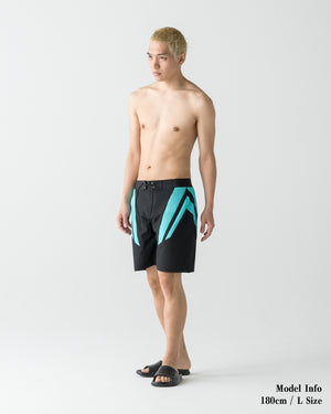 CRONOS QUICK DRY COMPETITION SHORTS【BLACK×T.BLUE】