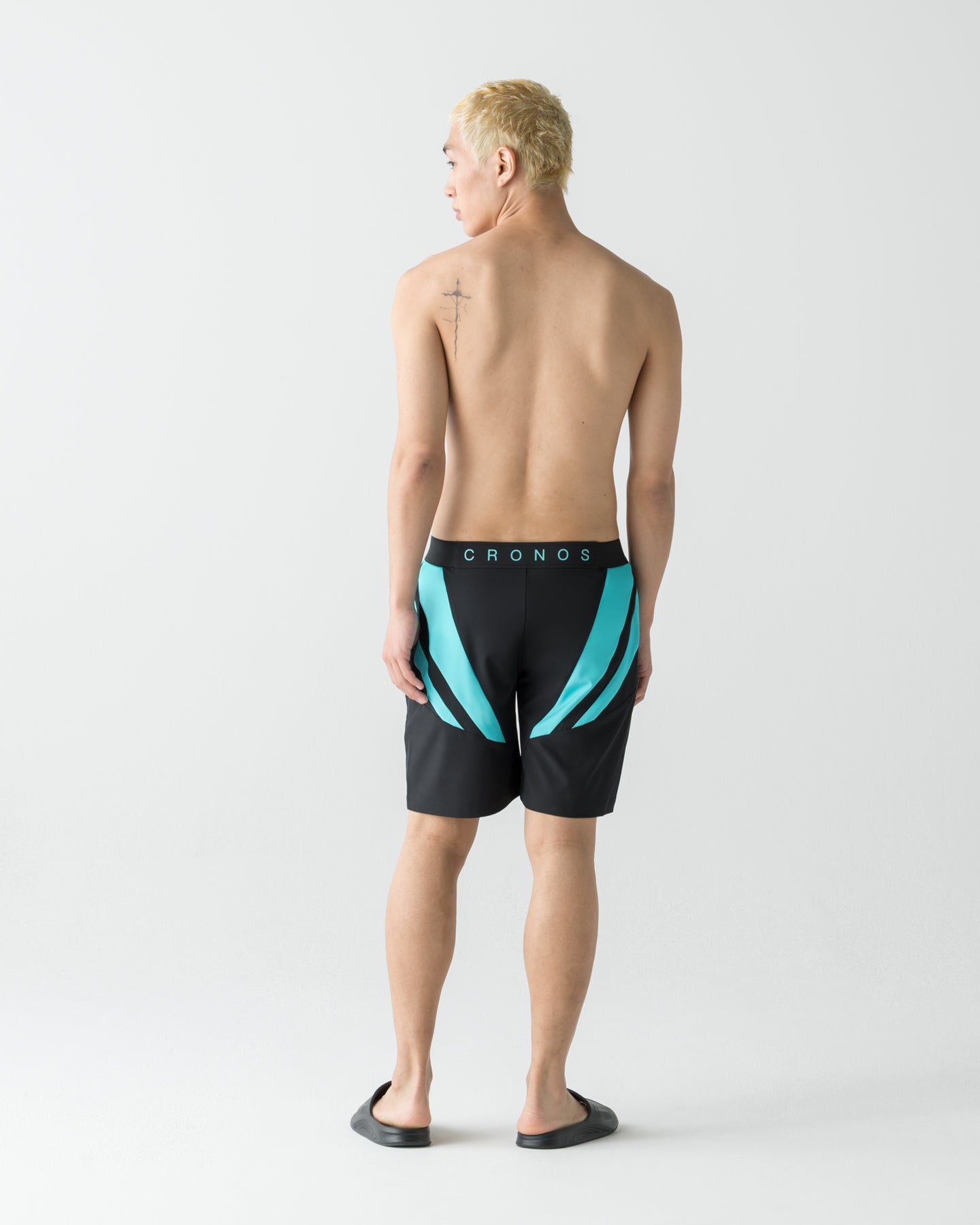 CRONOS QUICK DRY COMPETITION SHORTS【BLACK×T.BLUE】