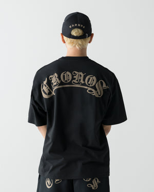 CRONOS BLACKLETTER CAP【GREIGE】