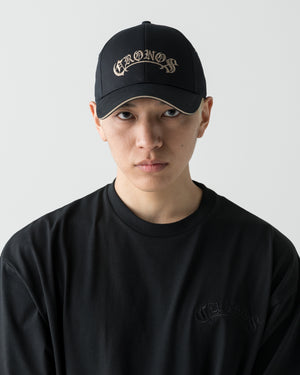 CRONOS BLACKLETTER CAP【GREIGE】
