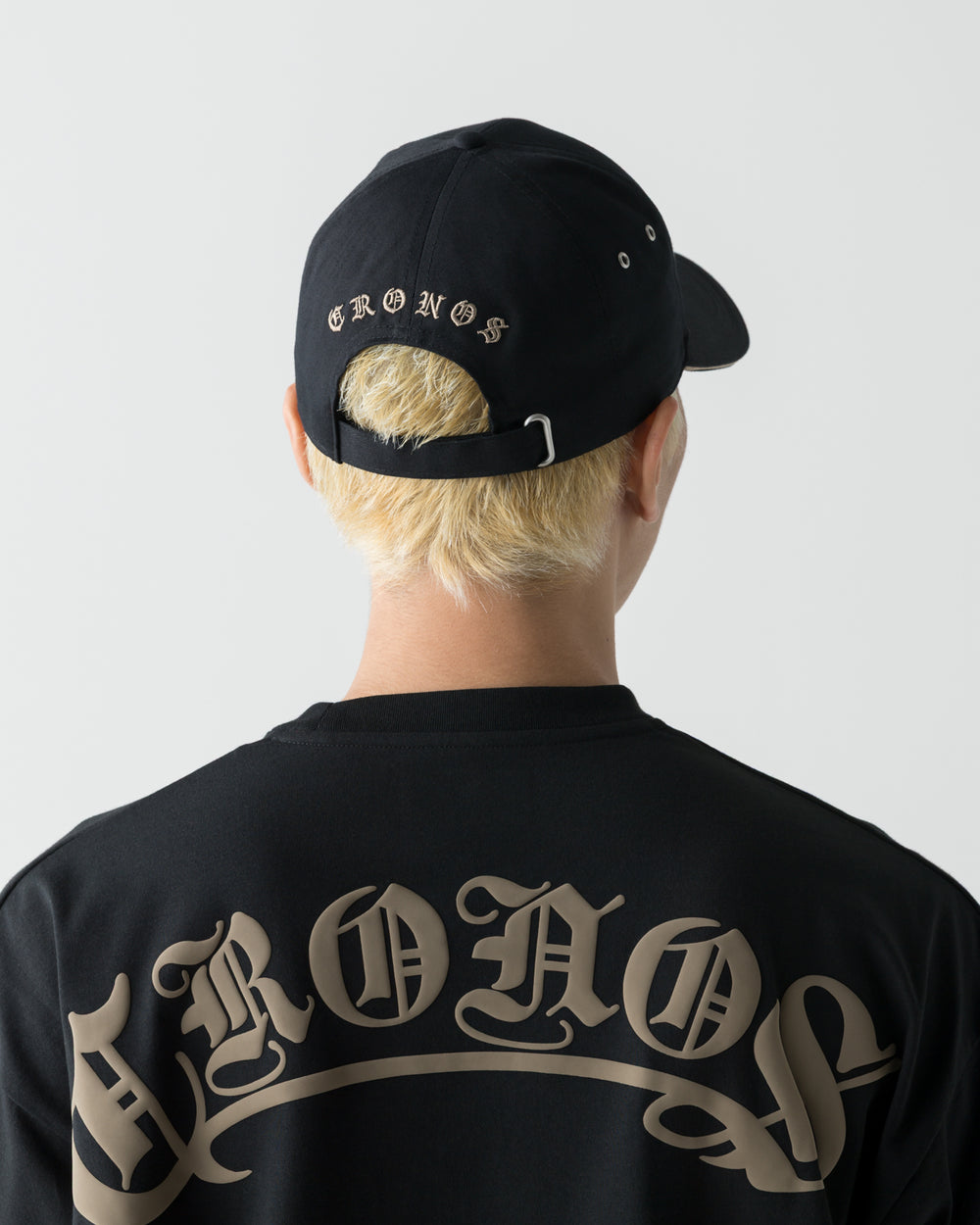 CRONOS BLACKLETTER CAP【GREIGE】