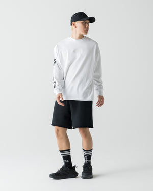 CRONOS BLACKLETTER SOCKS【BLACK】