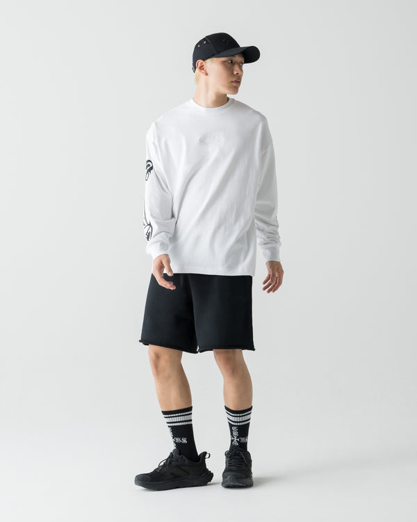 CRONOS BLACKLETTER SOCKS【BLACK】