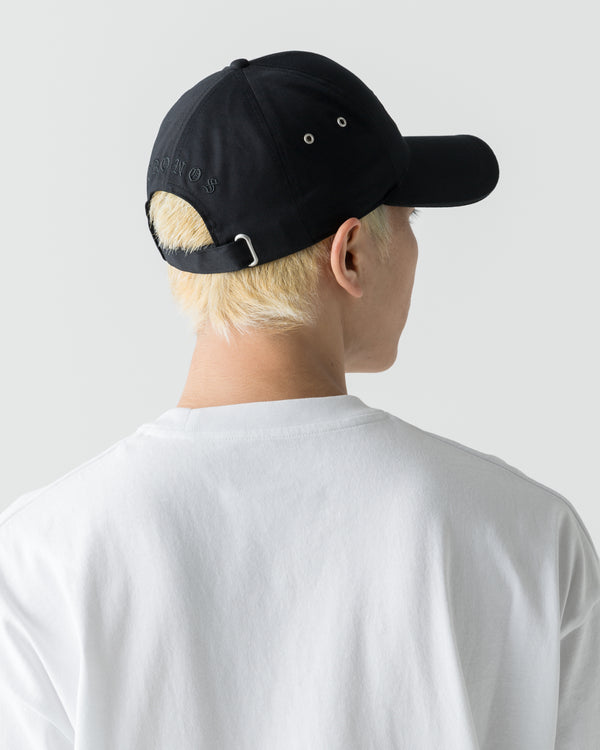 CRONOS BLACKLETTER CAP【BLACK】