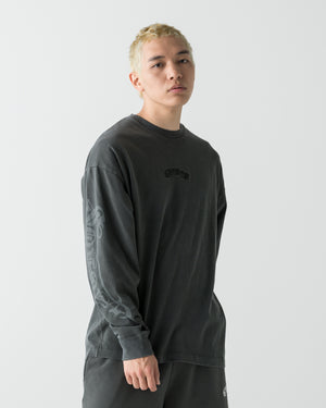 CRONOS BLACKLETTER L/S TEE [V BLACK]