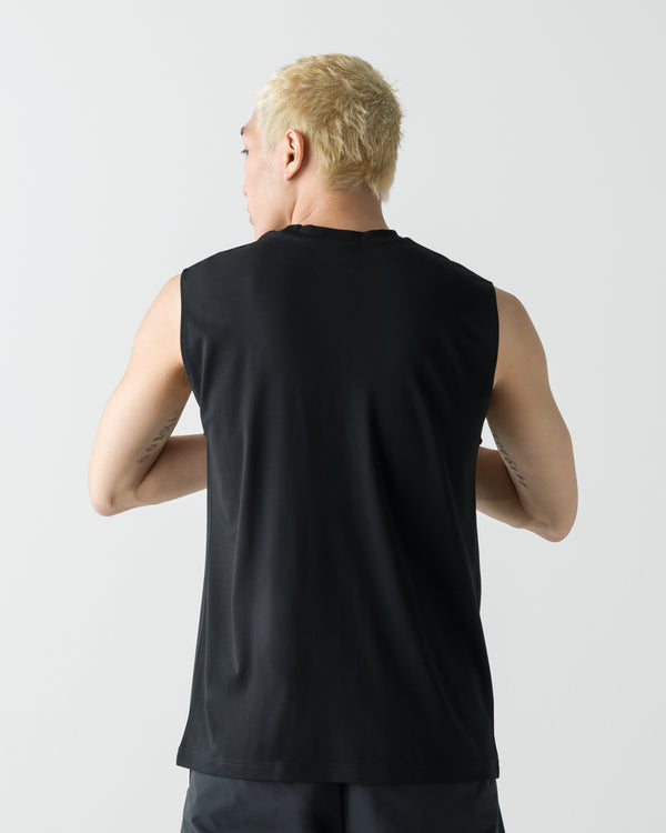 CRONOS EASY FIT SLEEVELESS【BLACK】